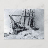 Fram, Nansen's ship, in polar ice