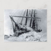 Fram, Nansen's ship, in polar ice Briefkaart (Voorkant)