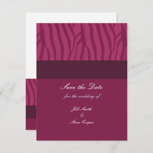 Framboe slaat de datum op save the date (Voorkant / Achterkant)