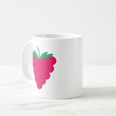 Framboos Bes Fruit Roze Koffiemok (Voorkant links)