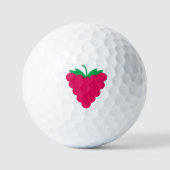 Framboos Bes Pink Golfballen (Voorkant)