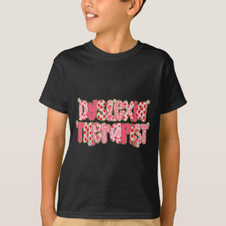 Framboos dyslexie therapeut bewustzijn lezen t-shirt