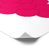 Framboos Fruit Bes Pink Poster (Hoek)