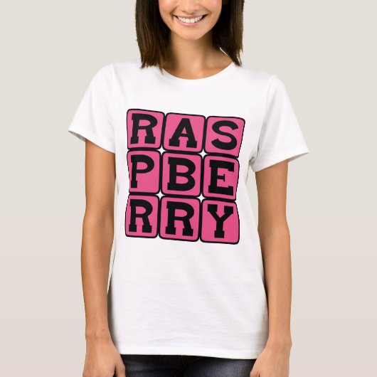 Framboos, Fruit T-shirt (Voorkant)