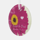 Framboos Gerber Madelief Kerst Ornament (Voorkant links)