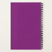 Framboos Klassiek Monogram Notitieboek (Achterkant)