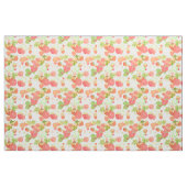 Framboos met bladeren patroon stof (Fat Quarter)
