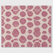 Framboos Minimal Abstract Cadeaupapier (Vlak)
