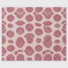 Framboos Minimal Abstract Cadeaupapier