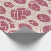 Framboos Minimal Abstract Cadeaupapier (Hoek)