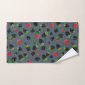 Framboos patroon 2 bad handdoek (Handdoek)