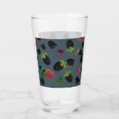 Framboos patroon 2 glas (Voorkant)