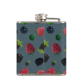 Framboos patroon 2 heupfles (Achterkant)