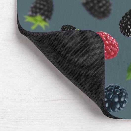 Framboos patroon 2 muismat (Hoek)