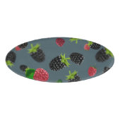 Framboos patroon 2 naambadge (Voorkant)