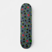 Framboos patroon 2 persoonlijk skateboard (Voorkant)