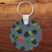 Framboos patroon 2 sleutelhanger (Achterkant)
