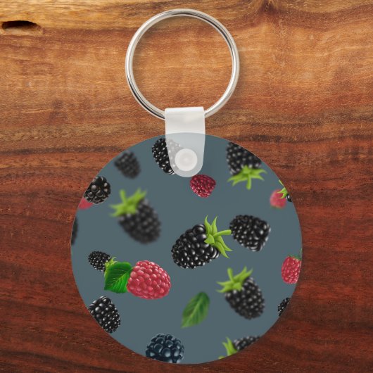 Framboos patroon 2 sleutelhanger (Achterkant)