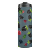 Framboos patroon 2 thermosbeker (Voorkant)