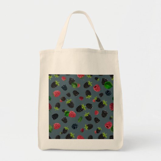 Framboos patroon 2 tote bag (Voorkant)