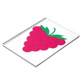 Framboos Roze Bes Notitieboek (Linkerzijde)