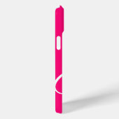 Framboos roze gemerkte Case-Mate iPhone 15 hoesje (Achterkant / Rechts)
