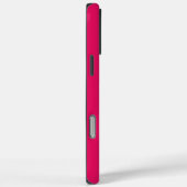 Framboos Roze Monogram Initiaal Minimalistisch Case-Mate iPhone Case (Achterkant / Rechts)