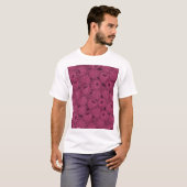 Framboos : Sweet Wrap Design. T-shirt (Voorkant volledig)