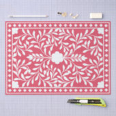 Framboos Traditionele Botinleg Decoupage Papier (Craft)