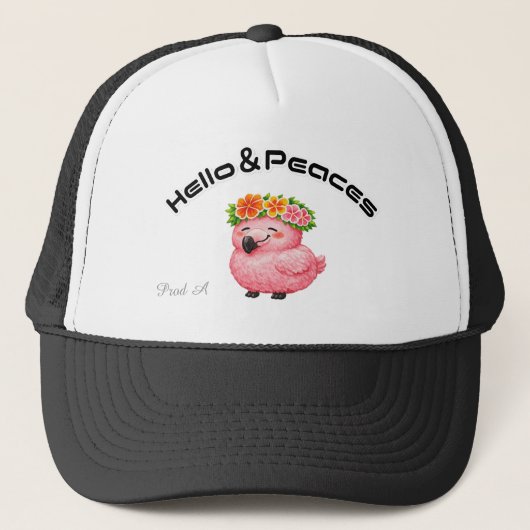 Framboos Trucker Pet (Voorkant)