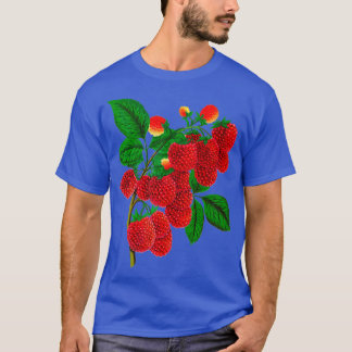  frambose Botanische illustratie T-shirt