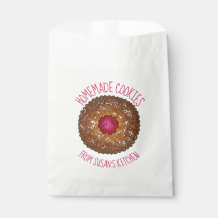 Frambose Linzer Torte Homemade Cookies gebaand doo Bedankzakje