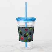 Frambospatroon Acryl Drinkbeker (Voorkant)