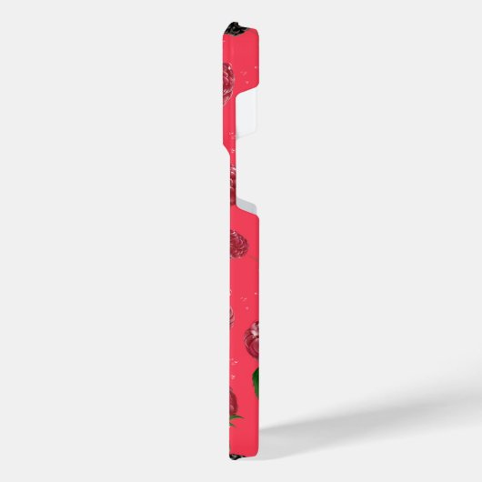 Frambospatroon iPhone Hoesje (Linkerkant)