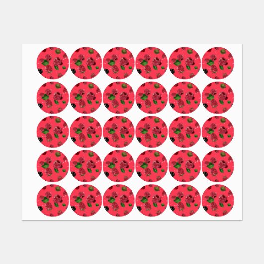 Frambospatroon Labels (Vel)