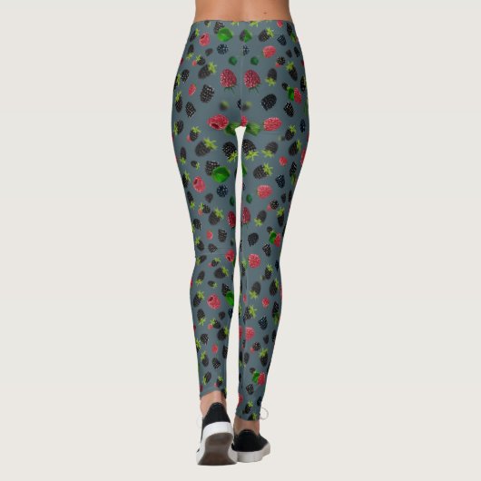 Frambospatroon Leggings (Achterkant)