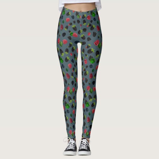 Frambospatroon Leggings (Voorkant)