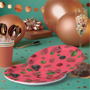 Frambospatroon Papieren Bordje