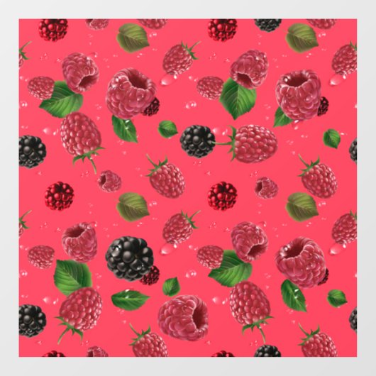Frambospatroon Raamsticker (Vel)