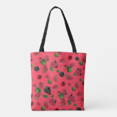 Frambospatroon Tote Bag (Achterkant)