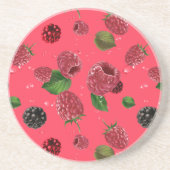 Frambospatroon Zandsteen Onderzetter (Voorkant)