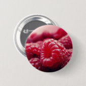 Frambozen 6 ronde button 5,7 cm (Voorkant /achterkant)