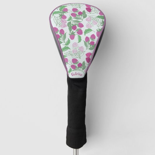 Frambozen Botanische Golf Headcover (Voorkant)