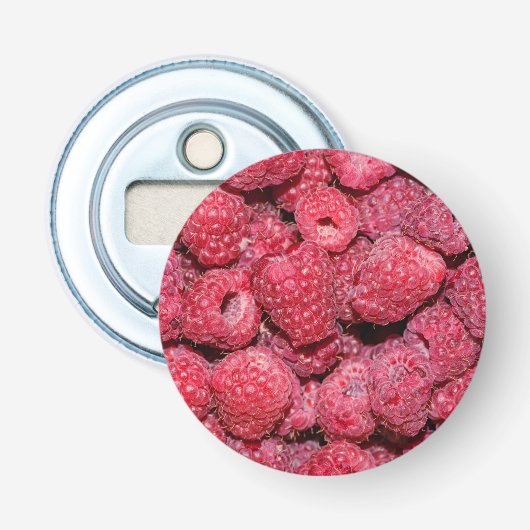 Frambozen Button Flesopener (Voorkant)