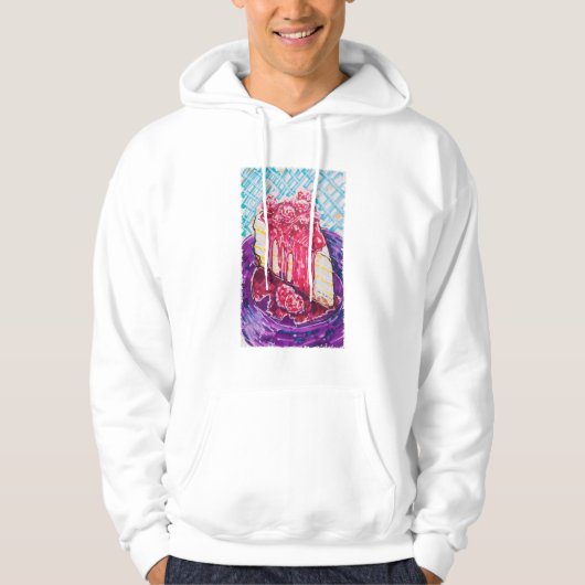 Frambozen Cake Hoodie (Voorkant)