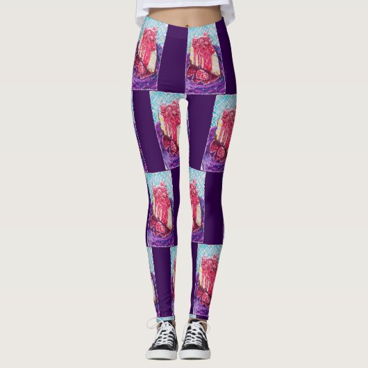 Frambozen Cake Leggings (Voorkant)