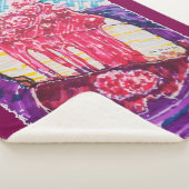 Frambozen Cake Sherpa Deken (3/4)