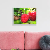 Frambozen Canvas Afdruk (Insitu (Woonkamer))