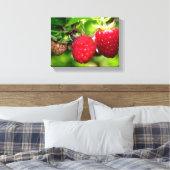 Frambozen Canvas Afdruk (Insitu (Slaapkamer))
