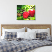 Frambozen Canvas Afdruk (Insitu (Slaapkamer))